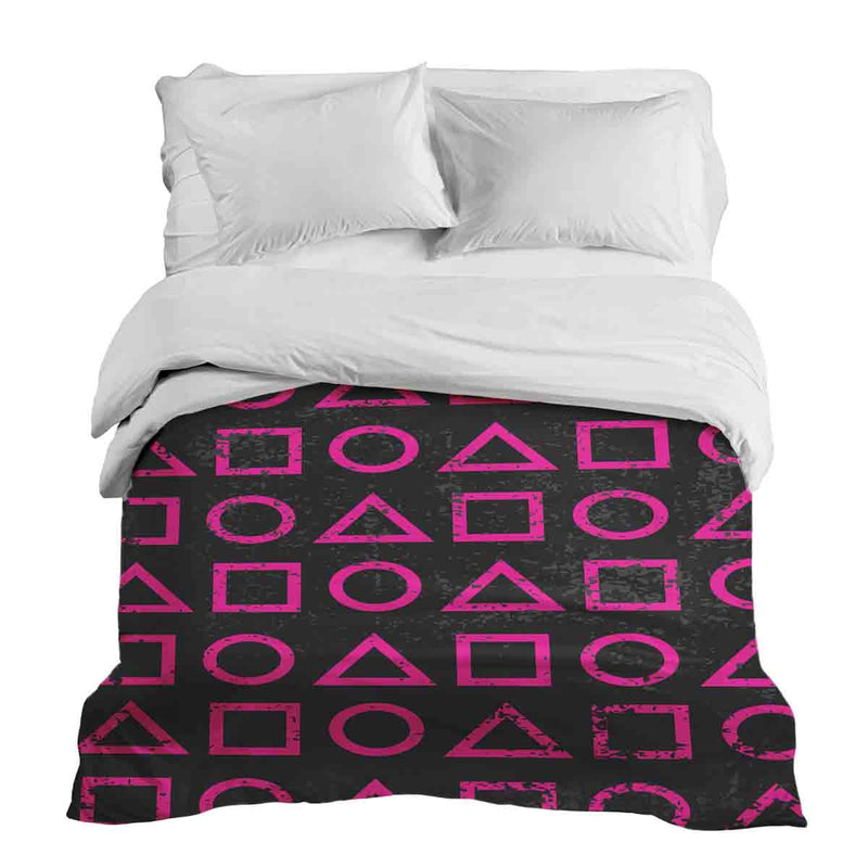 Coperta terapeutica originale - Rivestimento in cotone rosa forme Dalgona