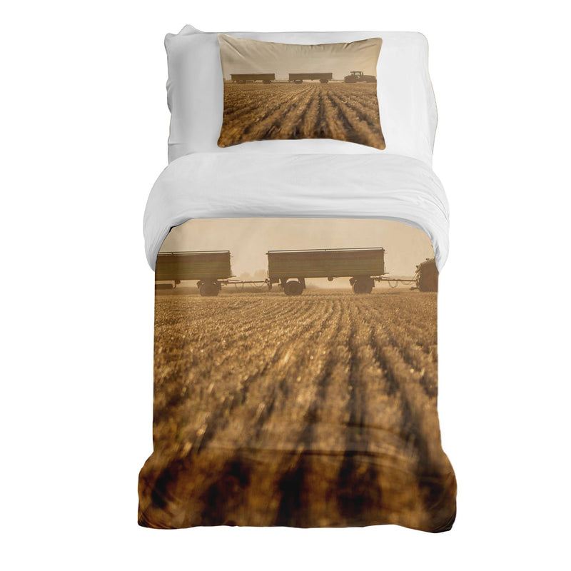 Set di biancheria da letto con coperta terapeutica marrone Acker