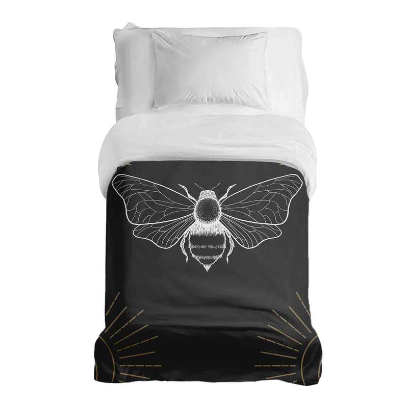 Coperta terapeutica originale - Rivestimento in cotone nero con tarma