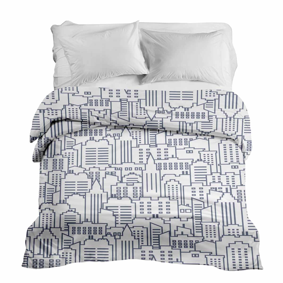 Coperta terapeutica originale - Rivestimento in cotone bianco New York