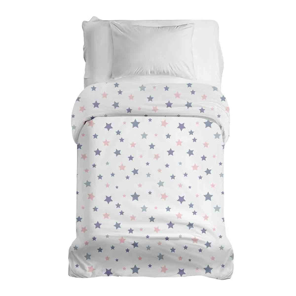 Coperta terapeutica originale - Rivestimento in cotone bianco con stelle