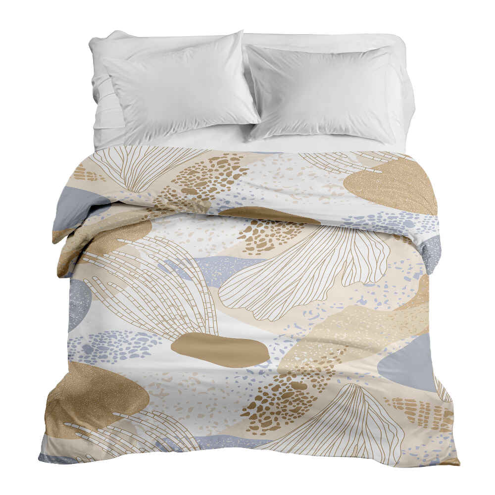 Coperta terapeutica originale - Rivestimento in cotone Anemone di mare oro