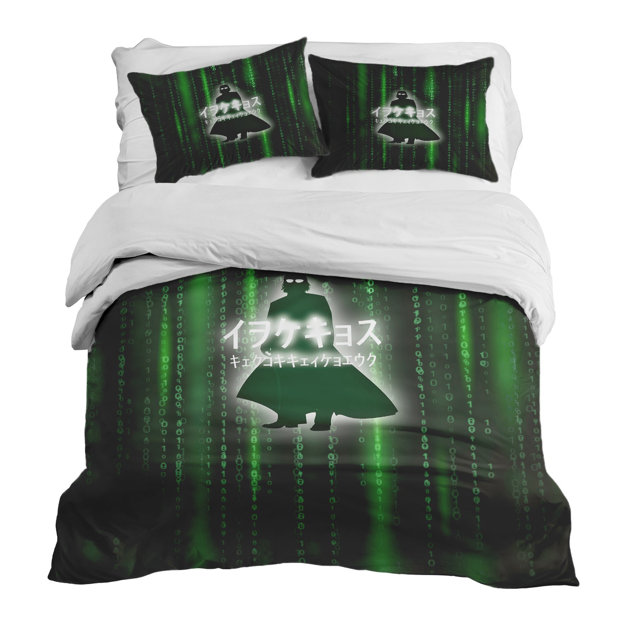 Set di biancheria da letto con coperta terapeutica Verde Matrix II