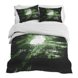 Set di biancheria da letto con coperta terapeutica Segui il Coniglio