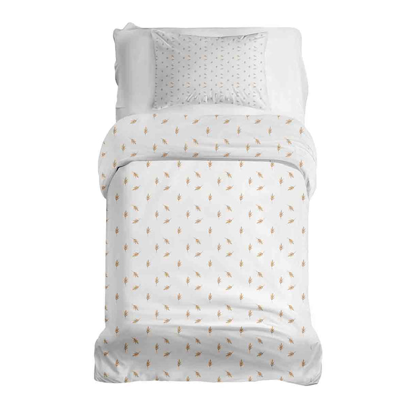 Set di biancheria da letto con coperte terapeutiche bianco con cannucce