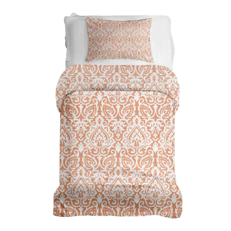 Set di biancheria da letto con coperta terapeutica Boho Arancione