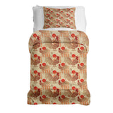 Set di biancheria da letto con coperta terapeutica Gallo cinese