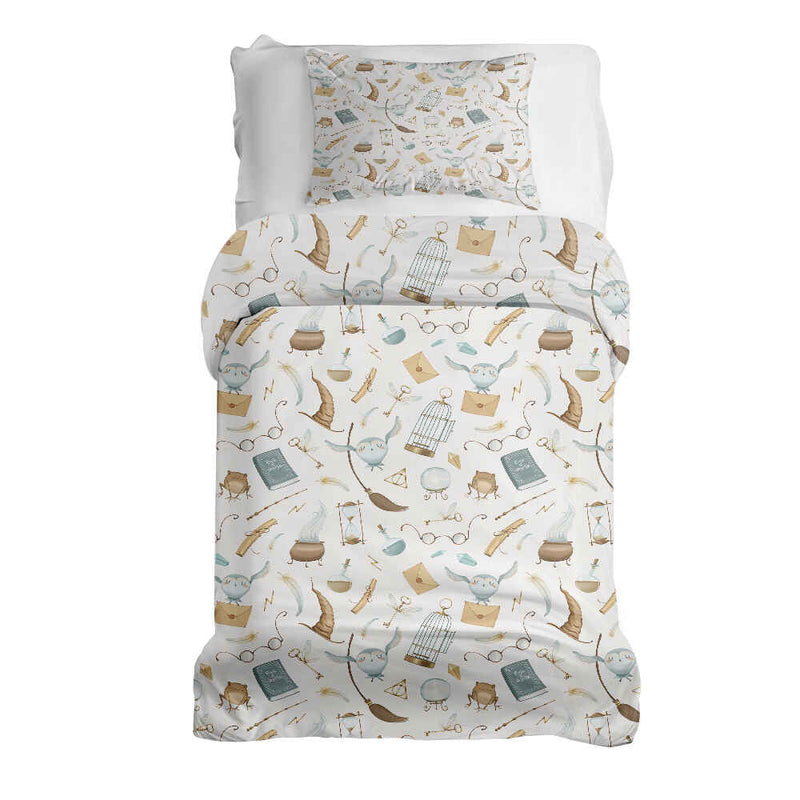 Set di biancheria da letto con coperta terapeutica bianca cose magiche