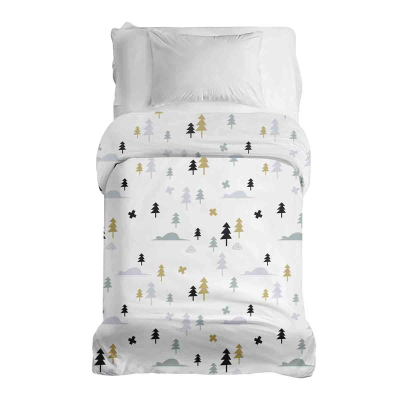 Coperta terapeutica originale - Rivestimento in cotone foresta grigia