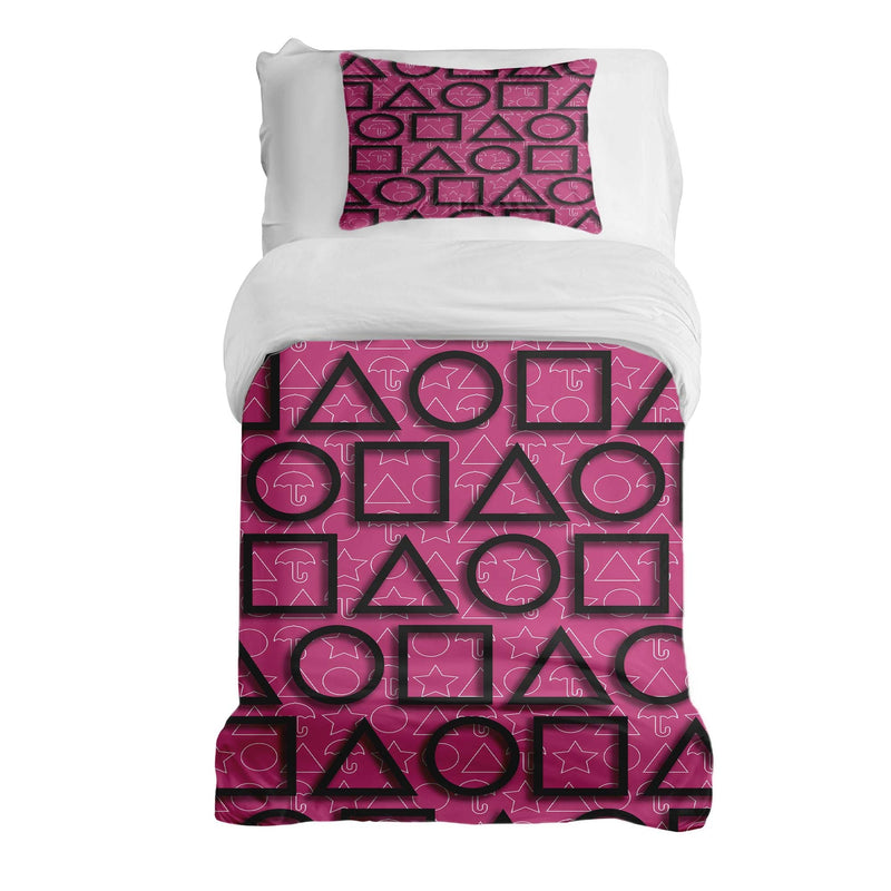 Set di biancheria da letto Therapiedecken Pink Squid