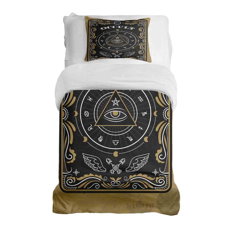 Set copripiumino con coperte terapeutiche occhio