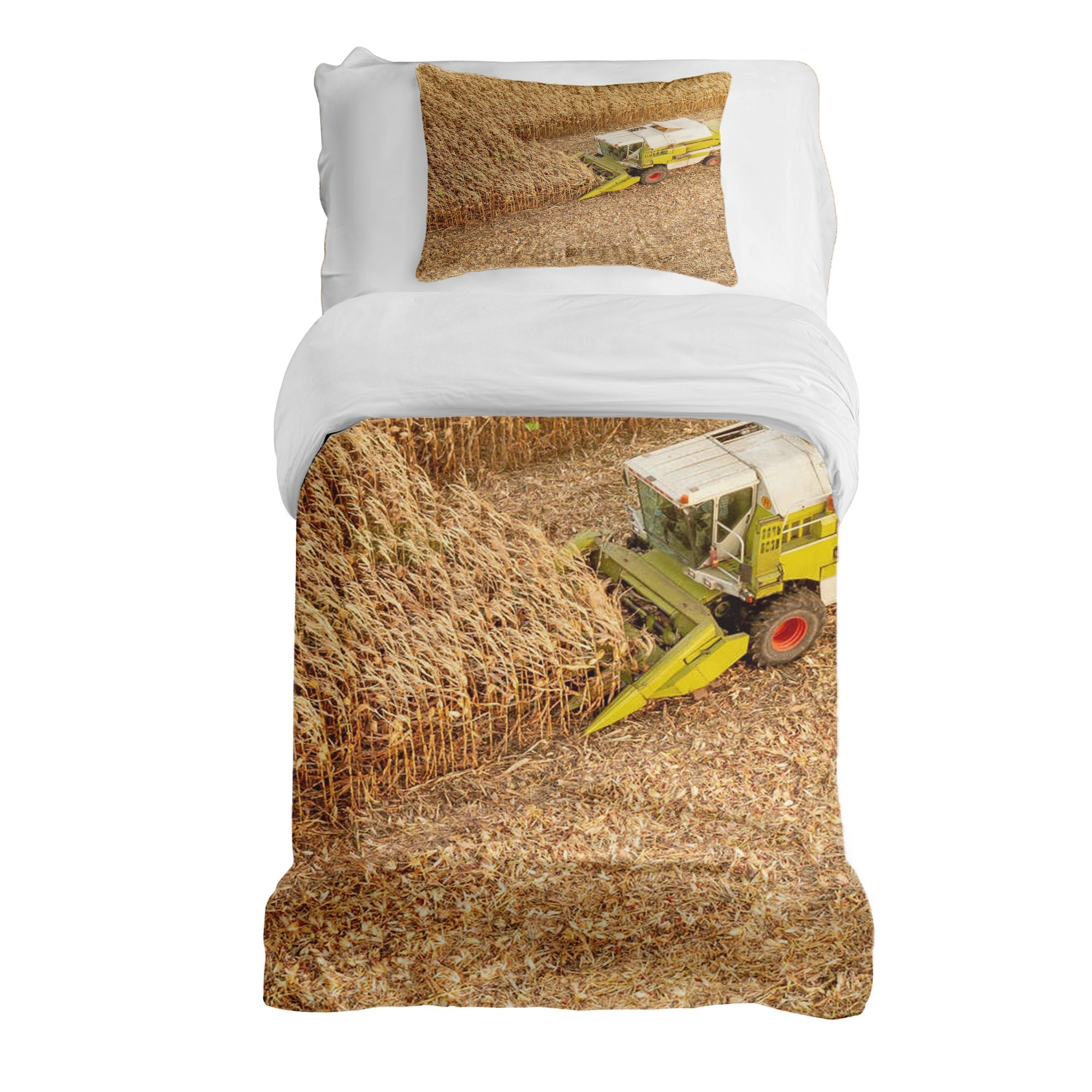 Set di biancheria da letto con coperta terapeutica Trattore sul campo