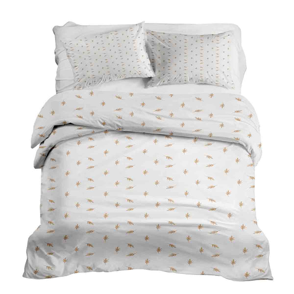 Set di biancheria da letto con coperte terapeutiche bianco con cannucce