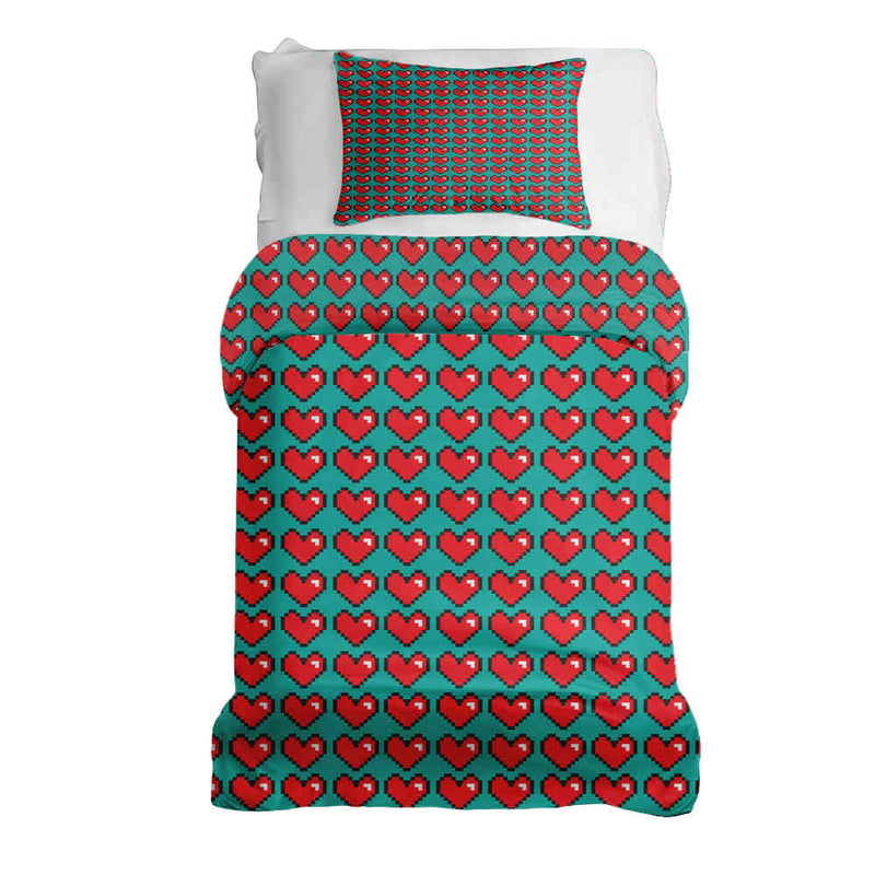 Set di biancheria da letto con coperta terapeutica Computer Love