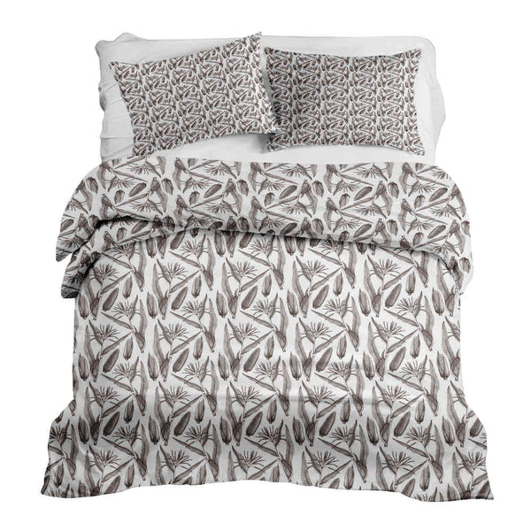 Set di biancheria da letto con coperta terapeutica bianca con mais