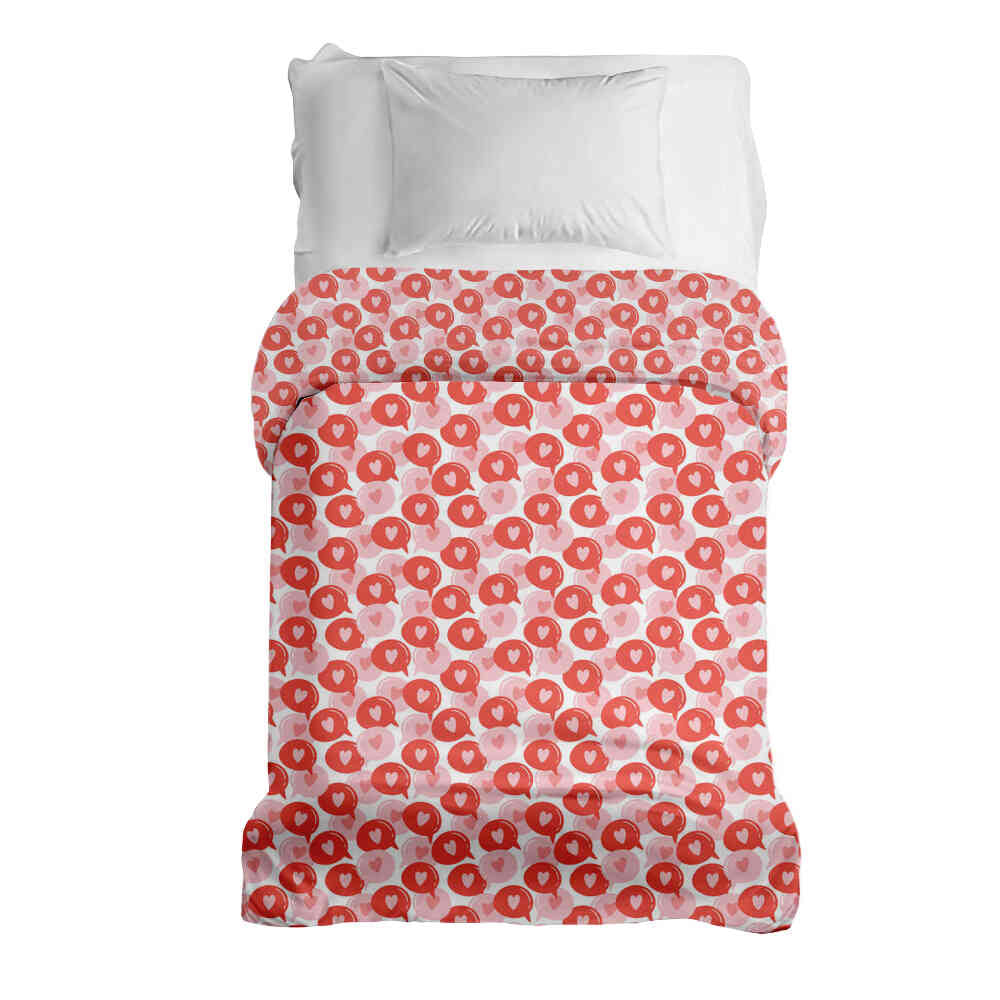 Coperta terapeutica originale - Rivestimento in cotone fumetto con cuore