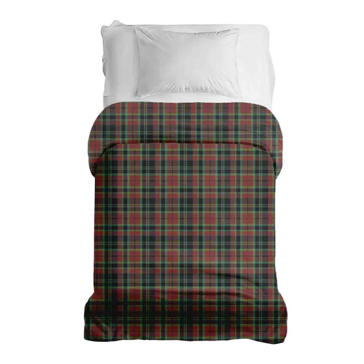 Coperta terapeutica originale - Rivestimento in cotone motivo natalizio a quadri
