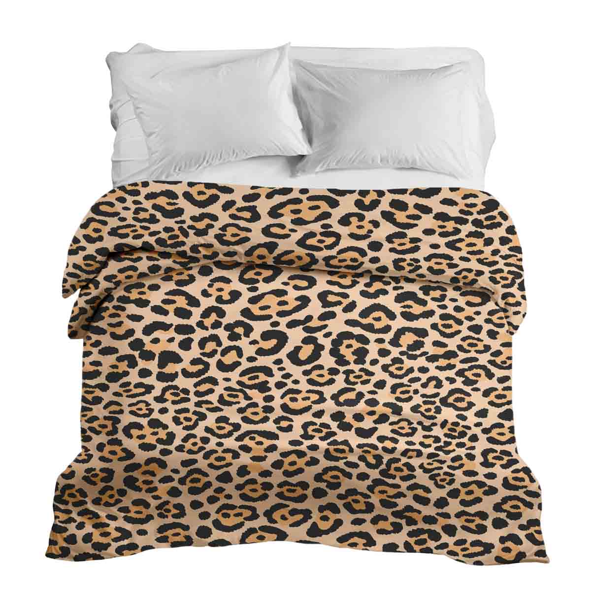 Coperta terapeutica originale - Rivestimento in cotone stampa leopardo