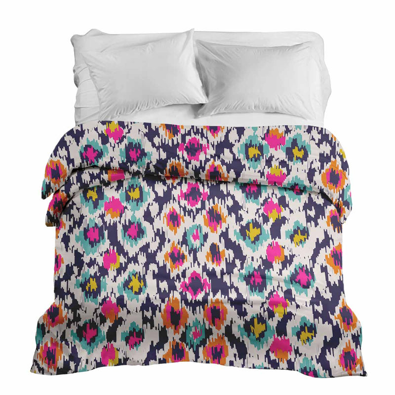 Coperta terapeutica originale - Rivestimento in cotone colorato con stampa leopardata