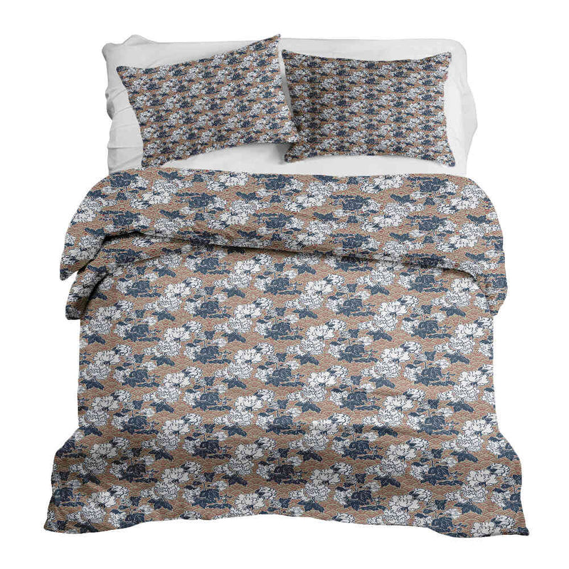 Set di biancheria da letto con coperte terapeutiche e fiori
