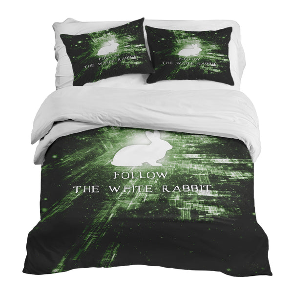 Set di biancheria da letto con coperta terapeutica Segui il Coniglio