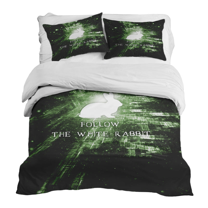 Set di biancheria da letto con coperta terapeutica Segui il Coniglio