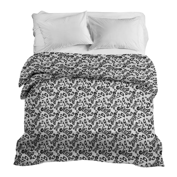 Coperta terapeutica originale - Rivestimento in cotone Scritta in nero Joker