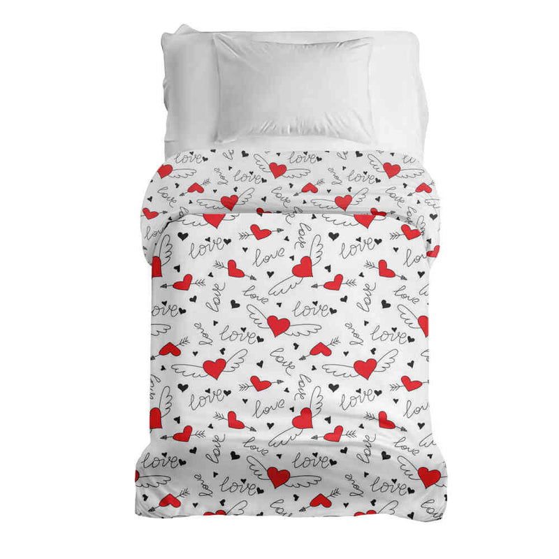 Coperta terapeutica originale - Rivestimento in cotone L'amore dà le ali