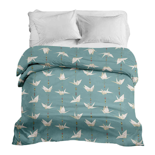 Coperta terapeutica originale - Rivestimento in cotone Rivestimento Origami Cigno
