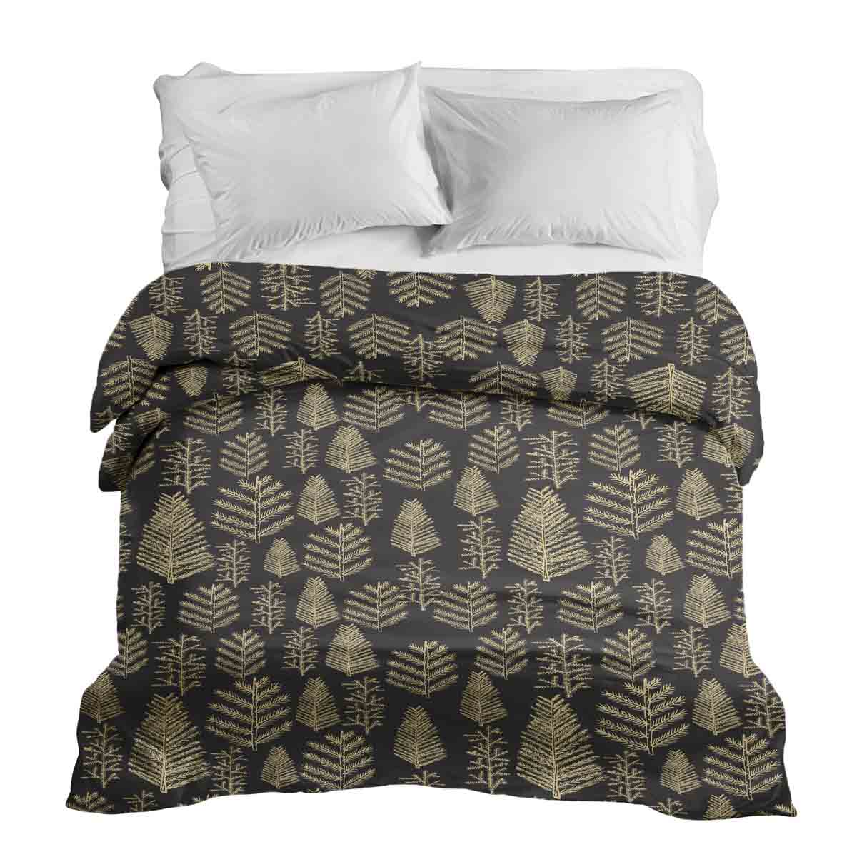 Coperta terapeutica originale - Rivestimento in cotone con motivo boschivo