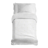 Coperta terapeutica originale - Rivestimento in cotone bianco con piccole forme