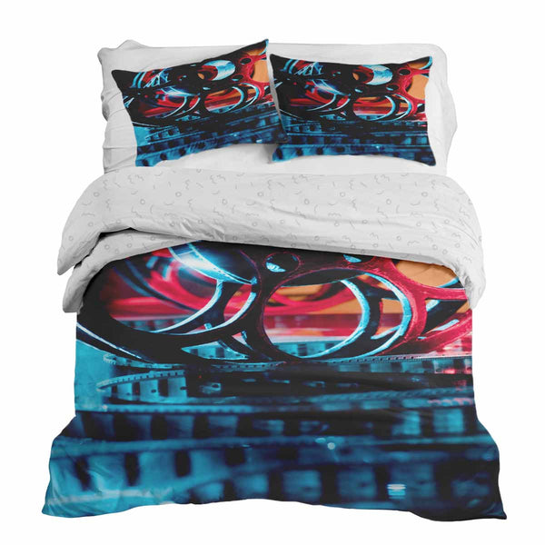 Set di biancheria da letto con coperta terapeutica e movimento a orologeria