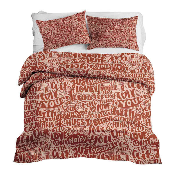 Set di biancheria da letto con coperta terapeutica Be Mine