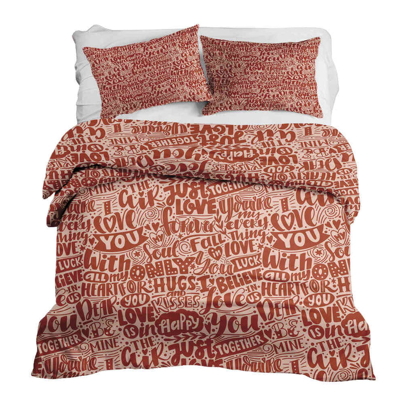 Set di biancheria da letto con coperta terapeutica Be Mine