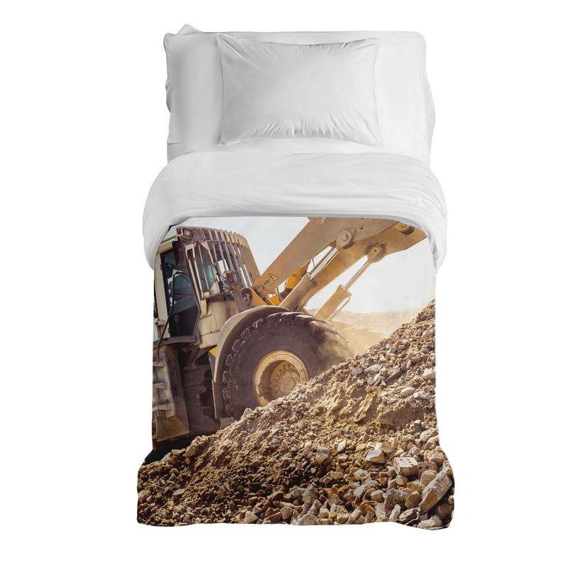 Coperta terapeutica originale - Rivestimento in cotone Trattore sulla montagna