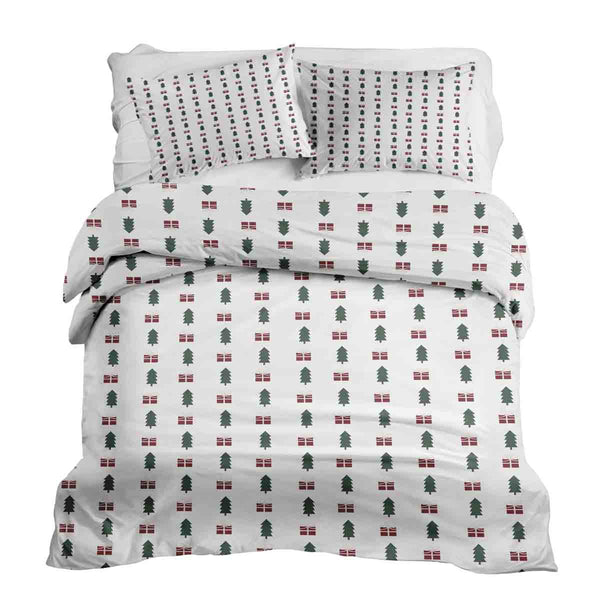Set copripiumino coperte terapeutiche atmosfera natalizia