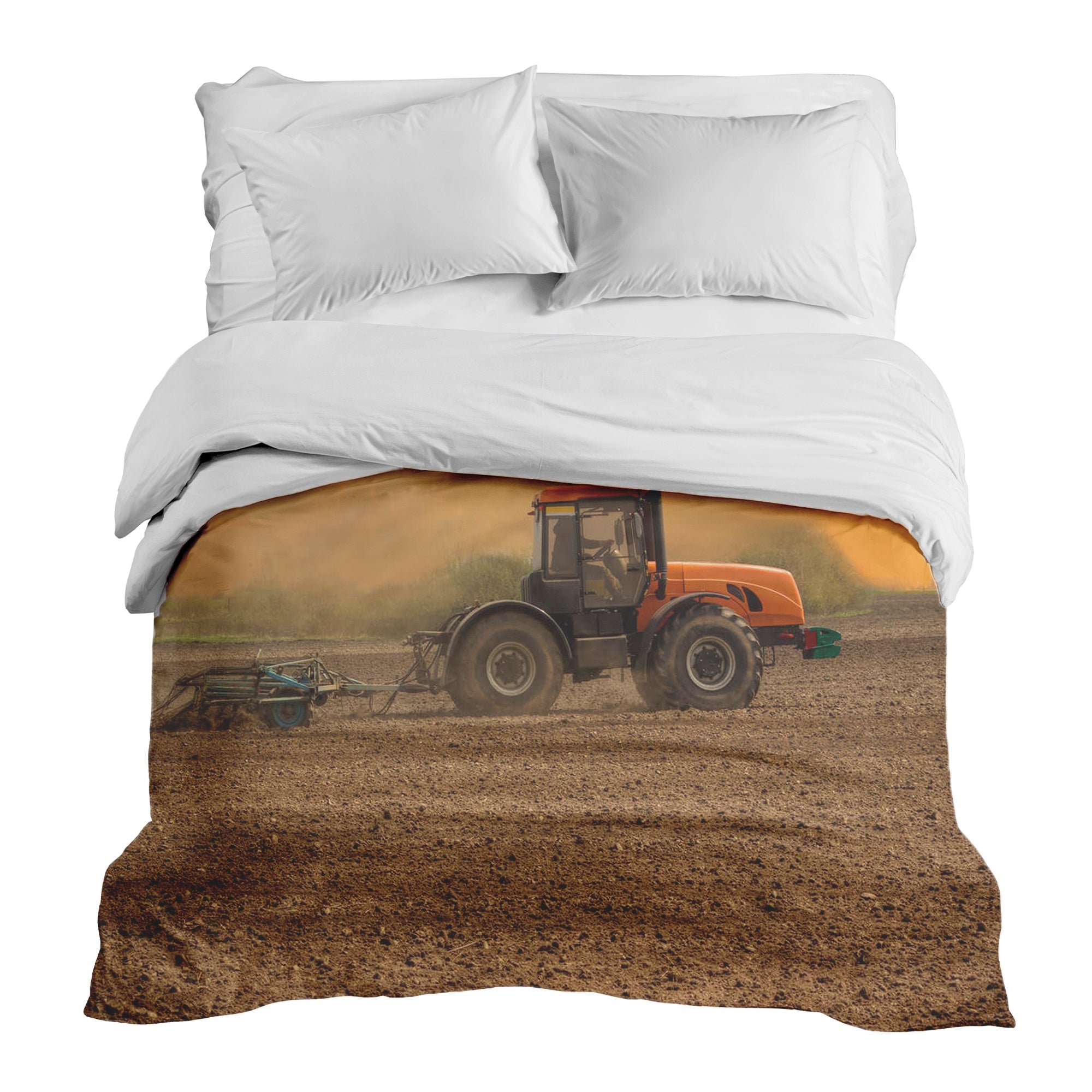 Coperta terapeutica originale - Rivestimento in cotone trattore con rimorchio