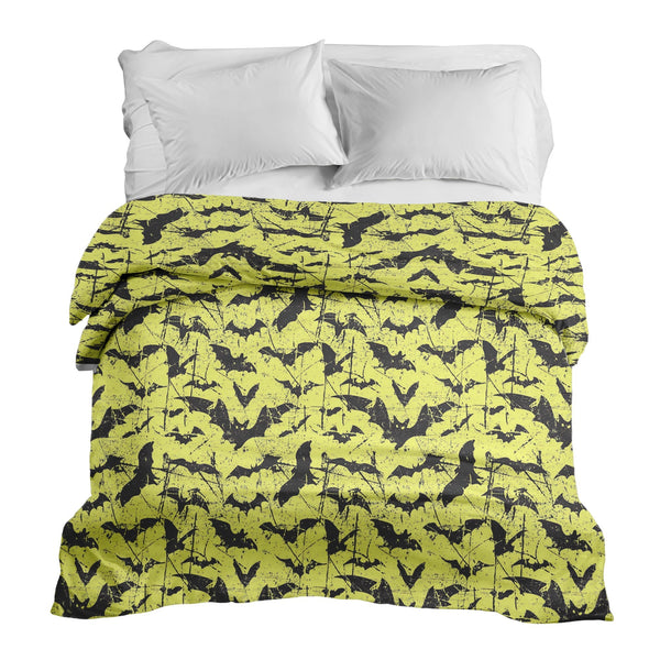 Coperta terapeutica originale - Rivestimento in cotone giallo pipistrello
