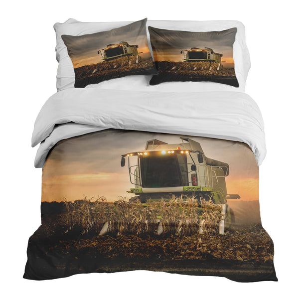 Set di biancheria da letto con coperte terapeutiche marrone Dreschmaschine