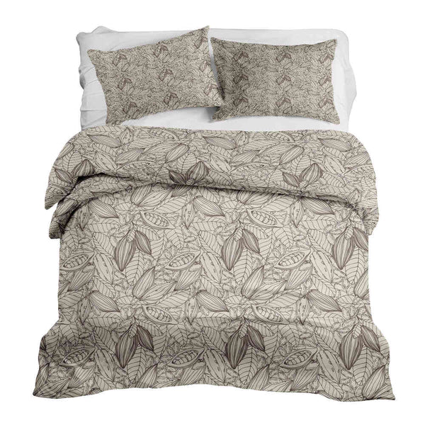 Set di biancheria da letto con coperta terapeutica pianta di cacao