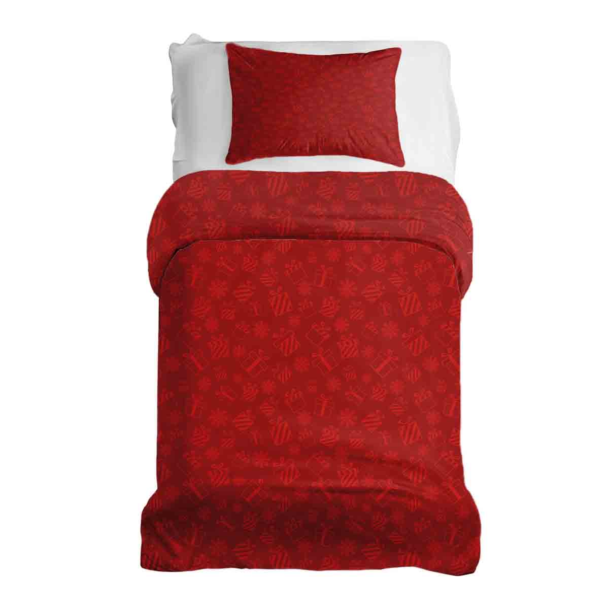 Set di biancheria da letto con coperta terapeutica rosso regali