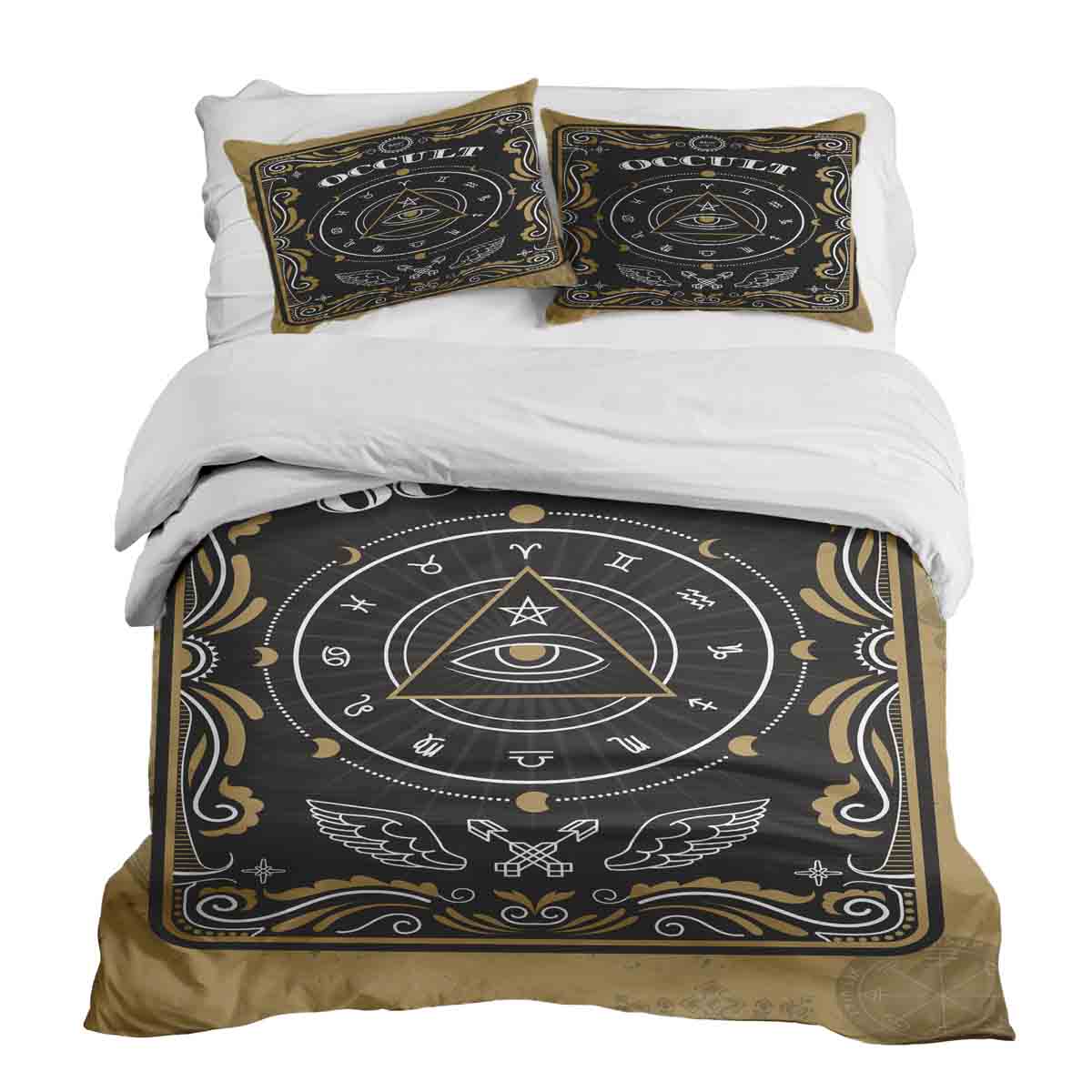 Set di biancheria da letto con coperta terapeutica Occhio