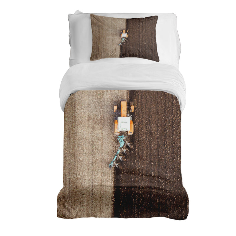 Set di biancheria da letto con coperta terapeutica marrone Ackerland