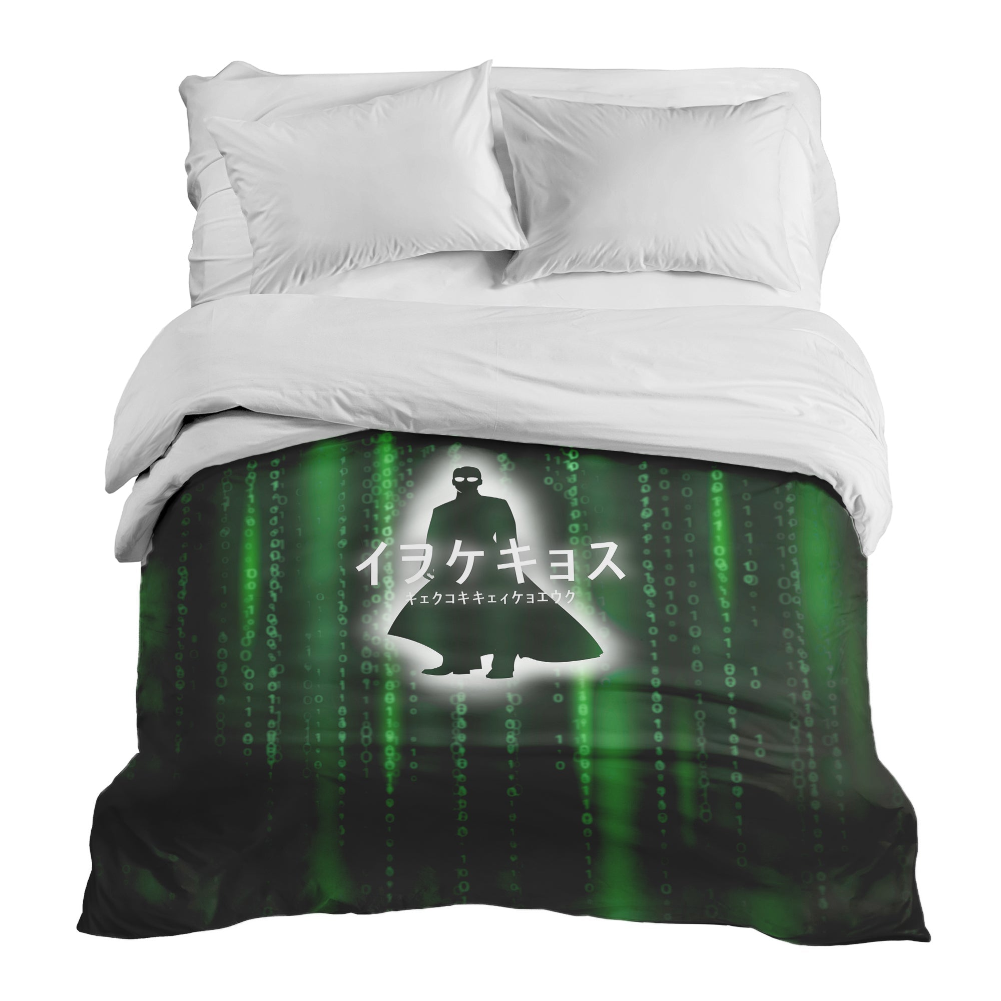 Coperta terapeutica originale - Rivestimento in cotone Codice numerico verde