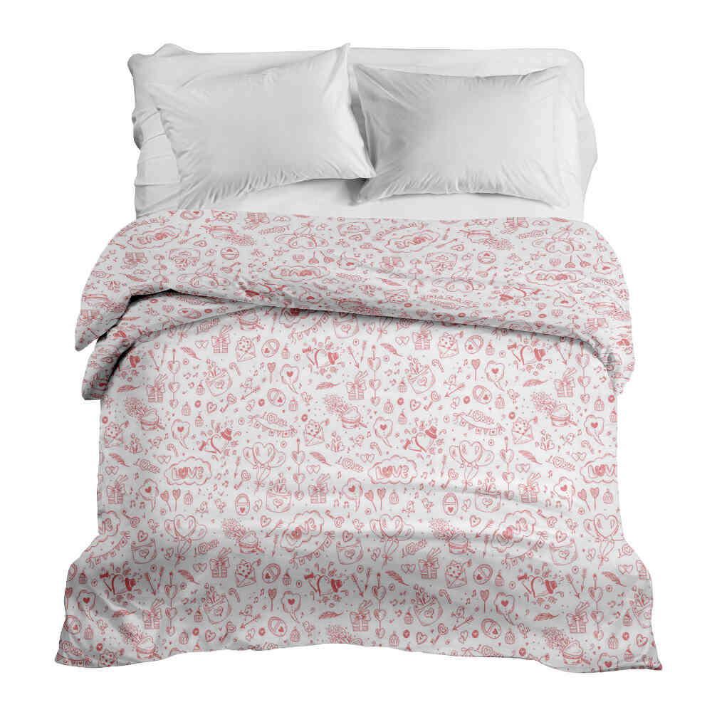 Coperta terapeutica originale - Rivestimento in cotone Be my Valentine