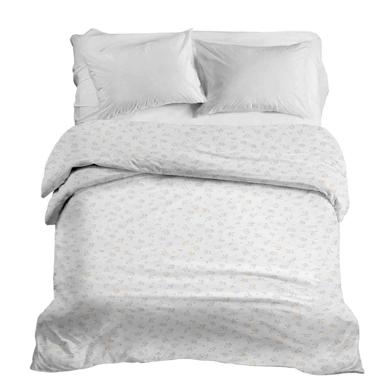 Coperta terapeutica originale - Rivestimento in cotone con delicati mazzi di fiori