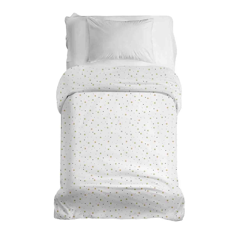 Coperta terapeutica originale - Rivestimento in cotone bianco con stelle e puntini