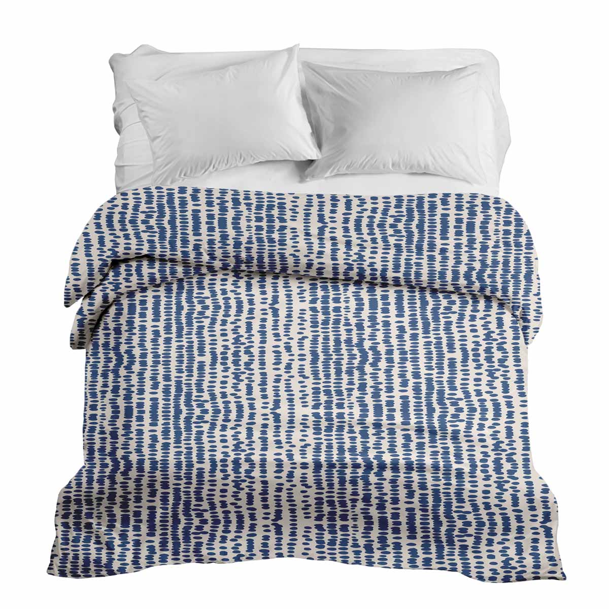 Coperta terapeutica originale - Rivestimento in cotone con puntini blu