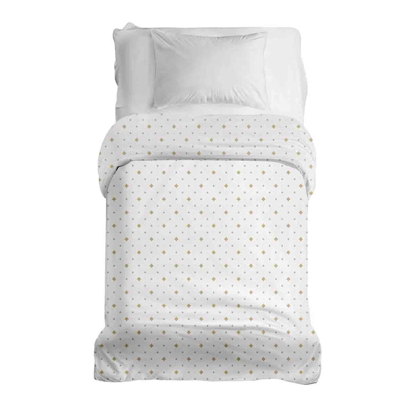 Coperta terapeutica originale - Rivestimento in cotone quadrati dorati