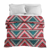 Coperta terapeutica originale - Rivestimento in cotone con triangoli colorati